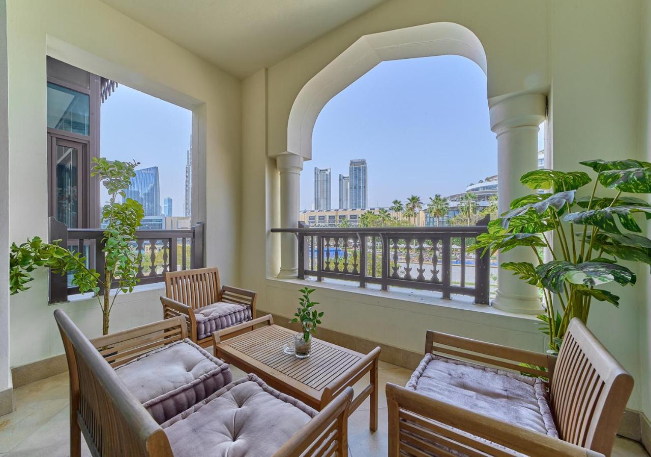 Burj Khalifa Partial View Peak Living Luxury 2Br Souk Al-Bahar Beside Dubai Mall-Golden Homes 外观 照片
