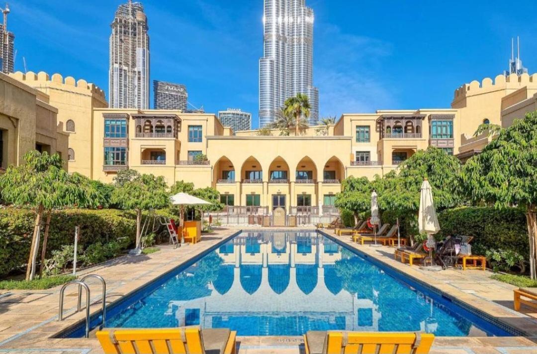Burj Khalifa Partial View Peak Living Luxury 2Br Souk Al-Bahar Beside Dubai Mall-Golden Homes 外观 照片
